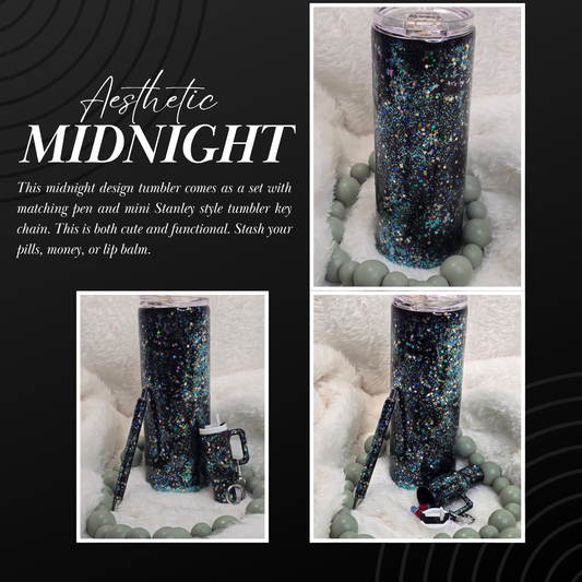 Midnight tumbler set